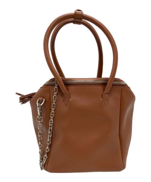 L’Avenir（ラヴェニール）L’Avenir (ラヴェニール) 2WAYチェーンショルダーバッグ ブラウンの古着・服飾アイテム