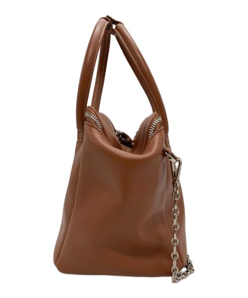 L’Avenir（ラヴェニール）L’Avenir (ラヴェニール) 2WAYチェーンショルダーバッグ ブラウンの古着・服飾アイテム