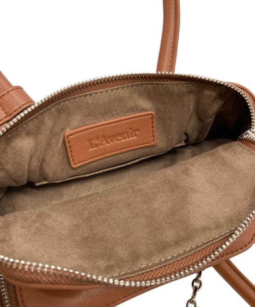 L’Avenir（ラヴェニール）L’Avenir (ラヴェニール) 2WAYチェーンショルダーバッグ ブラウンの古着・服飾アイテム