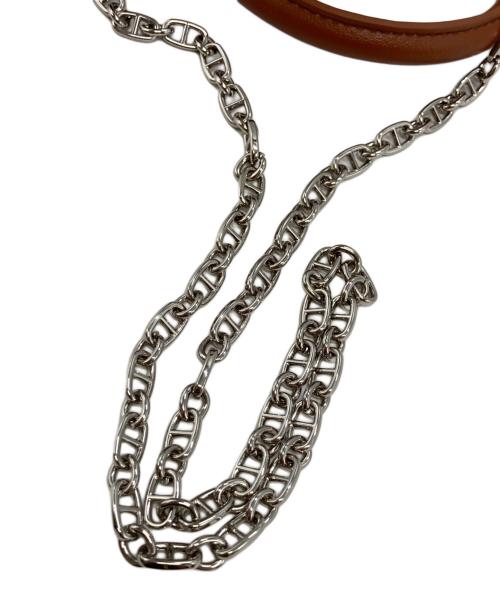 L’Avenir（ラヴェニール）L’Avenir (ラヴェニール) 2WAYチェーンショルダーバッグ ブラウンの古着・服飾アイテム