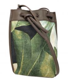 the dilettante（ザ・ディレッタント）の古着「ショルダーバッグ」｜ブラウン×グリーン