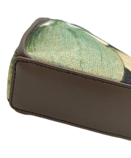 the dilettante（ザ・ディレッタント）the dilettante (ザ・ディレッタント) ショルダーバッグ ブラウン×グリーンの古着・服飾アイテム