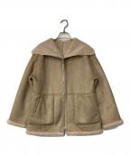 MACPHEEマカフィー）の古着「エコムートン リバーシブルショートコート」｜ベージュ