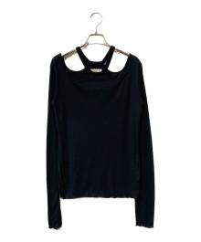 Loro（ローロ）の古着「Loop Neck Long Tee」｜ブラック