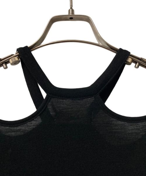 Loro（ローロ）Loro (ローロ) Loop Neck Long Tee ブラック サイズ:Fの古着・服飾アイテム