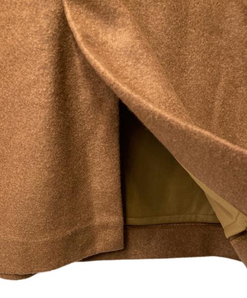 VERMEIL par iena（ヴェルメイユ パー イエナ）VERMEIL par iena (ヴェルメイユ パー イエナ) ウールリング圧縮 パフスリーブチュニックワンピース ブラウン サイズ:FREEの古着・服飾アイテム