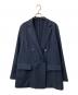 GALLARDA GALANTE（ガリャルダガランテ）の古着「スリットスリーブジャケット」｜ネイビー