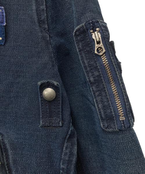 POLO RALPH LAUREN（ポロ・ラルフローレン）POLO RALPH LAUREN (ポロ・ラルフローレン) デニムボンバージャケット インディゴ サイズ:Mの古着・服飾アイテム