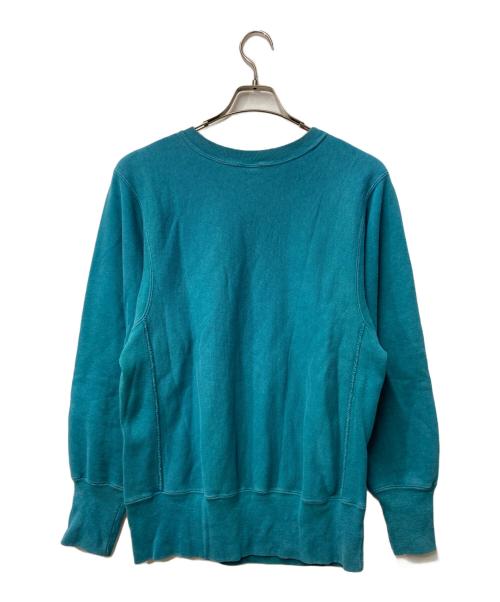 Champion REVERSE WEAVE（チャンピオン リバース ウィーブ）Champion REVERSE WEAVE (チャンピオン リバース ウィーブ) 90's クルーネックスウェット USA製 グリーン サイズ:MEDIUMの古着・服飾アイテム