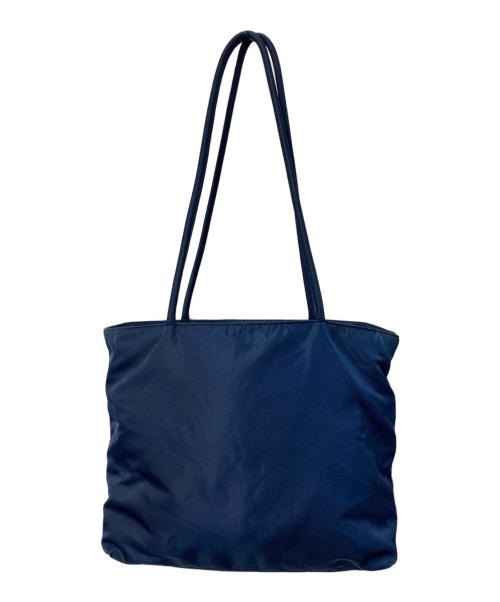 PRADA（プラダ）PRADA (プラダ) ナイロンワンショルダートートバッグ ネイビーの古着・服飾アイテム