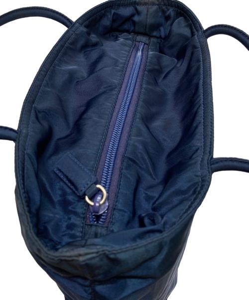 PRADA（プラダ）PRADA (プラダ) ナイロンワンショルダートートバッグ ネイビーの古着・服飾アイテム