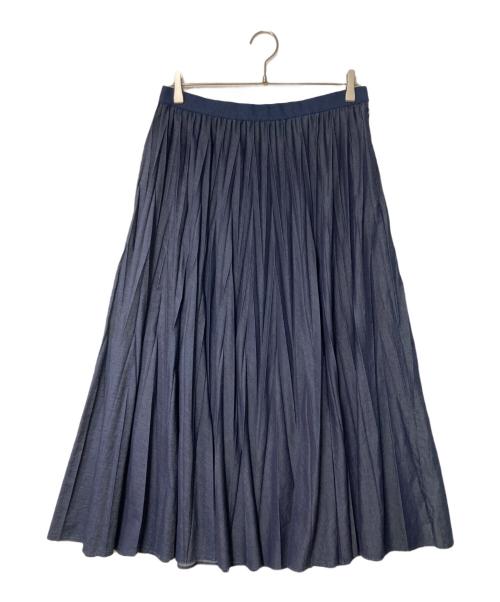 Leilian（レリアン）LEILIAN (レリアン) プリーツスカート インディゴ サイズ:13の古着・服飾アイテム