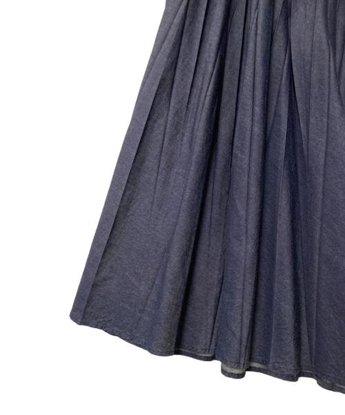 Leilian（レリアン）LEILIAN (レリアン) プリーツスカート インディゴ サイズ:13の古着・服飾アイテム