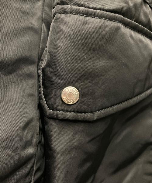 Schott（ショット）Schott (ショット) ナイロンダブルライダースコート ブラック サイズ:Ｍの古着・服飾アイテム