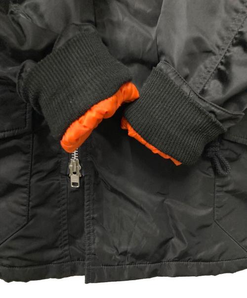 Schott（ショット）Schott (ショット) ナイロンダブルライダースコート ブラック サイズ:Ｍの古着・服飾アイテム