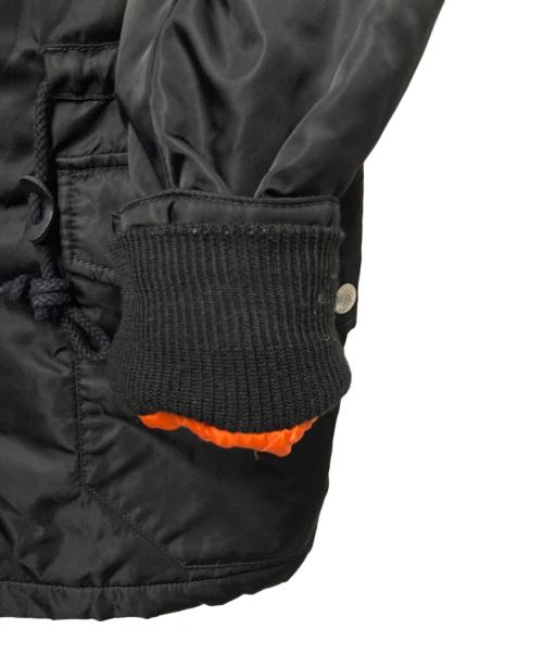 Schott（ショット）Schott (ショット) ナイロンダブルライダースコート ブラック サイズ:Ｍの古着・服飾アイテム