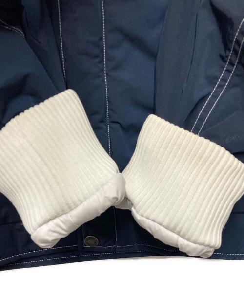eYe COMME des GARCONS JUNYAWATANABE MAN（アイ コム デ ギャルソン ジュンヤ ワタナベ マン）eYe COMME des GARCONS JUNYAWATANABE MAN THE NORTH FACE (ザ ノース フェイス) ナイロンスタンドカラージャケット ネイビー×ホワイト サイズ:Sの古着・服飾アイテム