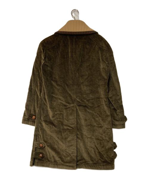 NUMBER (N)INE（ナンバーナイン）NUMBER (N)INE (ナンバーナイン) 08AW コーデュロイドンキーコート F08-NJ038  オリーブ サイズ:2の古着・服飾アイテム
