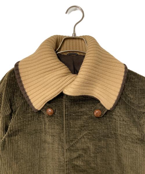 NUMBER (N)INE（ナンバーナイン）NUMBER (N)INE (ナンバーナイン) 08AW コーデュロイドンキーコート F08-NJ038  オリーブ サイズ:2の古着・服飾アイテム