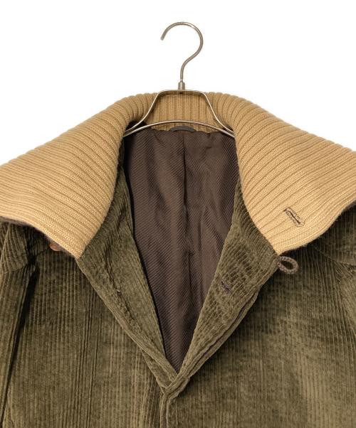 NUMBER (N)INE（ナンバーナイン）NUMBER (N)INE (ナンバーナイン) 08AW コーデュロイドンキーコート F08-NJ038  オリーブ サイズ:2の古着・服飾アイテム