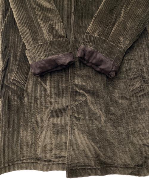 NUMBER (N)INE（ナンバーナイン）NUMBER (N)INE (ナンバーナイン) 08AW コーデュロイドンキーコート F08-NJ038  オリーブ サイズ:2の古着・服飾アイテム