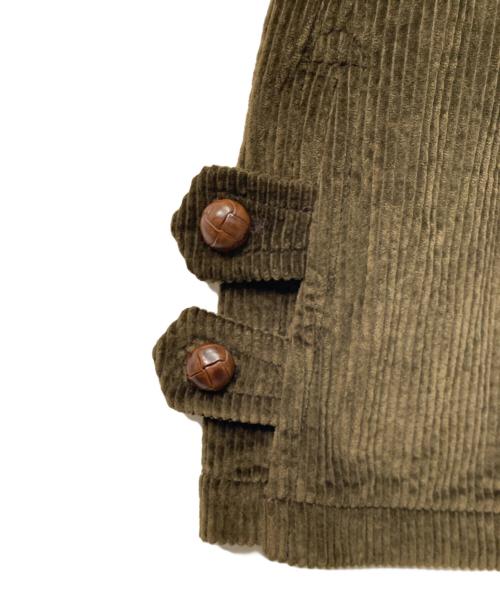 NUMBER (N)INE（ナンバーナイン）NUMBER (N)INE (ナンバーナイン) 08AW コーデュロイドンキーコート F08-NJ038  オリーブ サイズ:2の古着・服飾アイテム