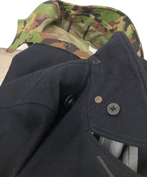 84-74 lab. takahiro kuraishi（ハチジュウヨンナナジュウヨンラボ タカヒロクライシ）84-74 lab. takahiro kuraishi (ハチジュウヨンナナジュウヨンラボ タカヒロクライシ) 2WAYコート ネイビー サイズ:Sの古着・服飾アイテム