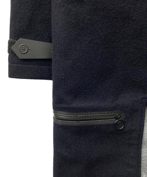 84-74 lab. takahiro kuraishi（ハチジュウヨンナナジュウヨンラボ タカヒロクライシ）84-74 lab. takahiro kuraishi (ハチジュウヨンナナジュウヨンラボ タカヒロクライシ) 2WAYコート ネイビー サイズ:Sの古着・服飾アイテム