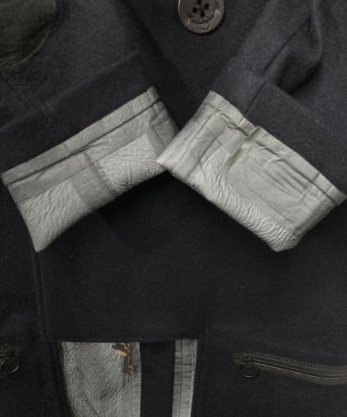 84-74 lab. takahiro kuraishi（ハチジュウヨンナナジュウヨンラボ タカヒロクライシ）84-74 lab. takahiro kuraishi (ハチジュウヨンナナジュウヨンラボ タカヒロクライシ) 2WAYコート ネイビー サイズ:Sの古着・服飾アイテム