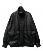 SINSSシンス）の古着「フェイクレザージャケット SIN-24101SP」｜ブラック