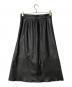 BALLSEY (ボールジィ) レザーライククロス トラペーズスカート ブラック サイズ:36：6000円