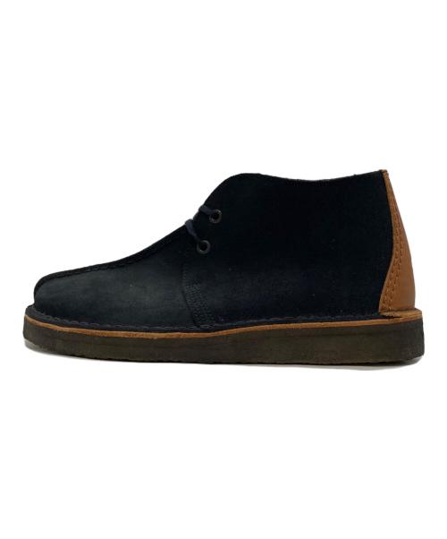 CLARKS（クラークス）CLARKS (クラークス) 別注 DESERTTREK HI ブラック×ブラウン サイズ:UK8 1/2 /  US9 1/2の古着・服飾アイテム