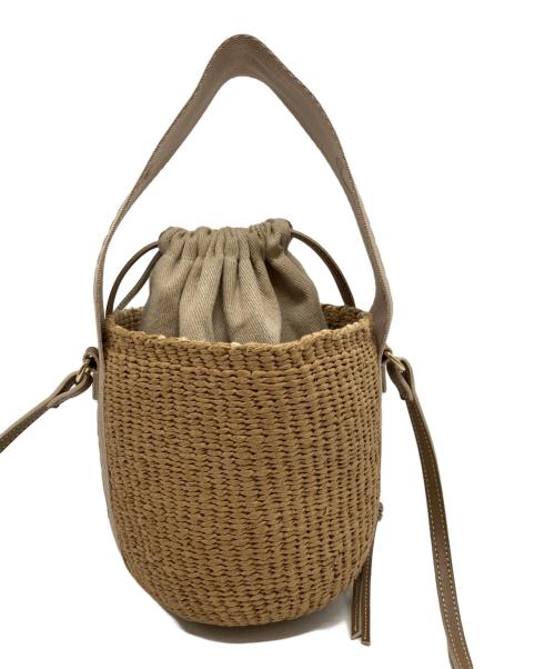 Chloe（クロエ）Chloe (クロエ) WOODY SMALL BASKET/Woody スモールバスケット ベージュの古着・服飾アイテム