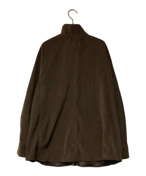 citytokyo（シティトーキョー）citytokyo (シティトーキョー) ノーマルスタンドカラーシャツ ブラウン サイズ:FREEの古着・服飾アイテム