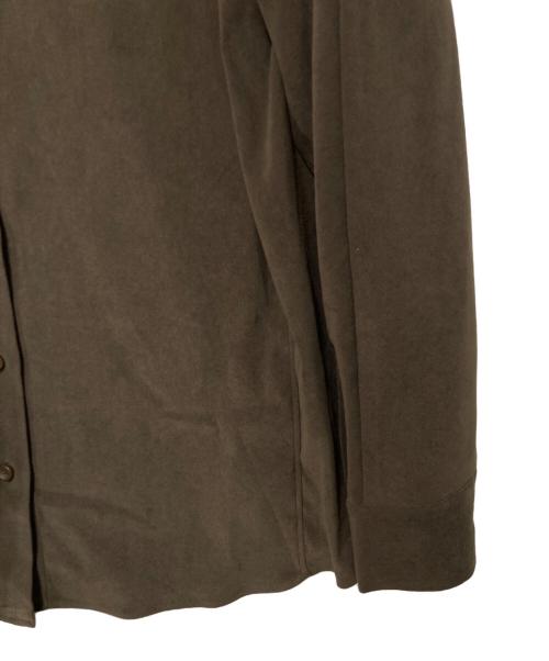 citytokyo（シティトーキョー）citytokyo (シティトーキョー) ノーマルスタンドカラーシャツ ブラウン サイズ:FREEの古着・服飾アイテム