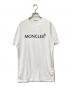 MONCLER（モンクレール）の古着「ロゴTシャツ」｜ホワイト