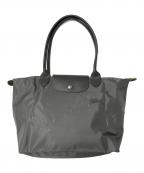 LONGCHAMPロンシャン）の古着「プリアージュトートバッグ」｜グレー