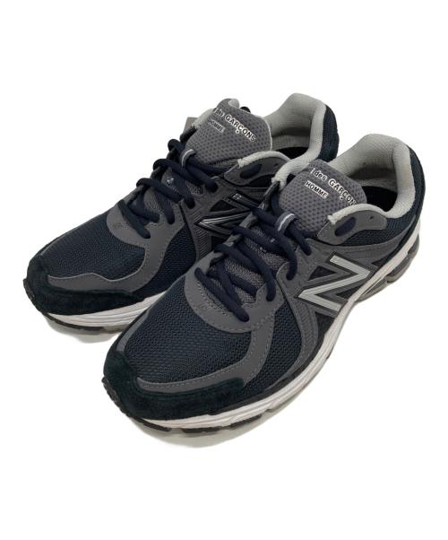 NEW BALANCE（ニューバランス）NEW BALANCE (ニューバランス) COMME des GARCONS HOMME (コムデギャルソン オム) ローカットスニーカー ML860JU2 ブラック×グレー サイズ:US8/UK7.5/EU41.5の古着・服飾アイテム