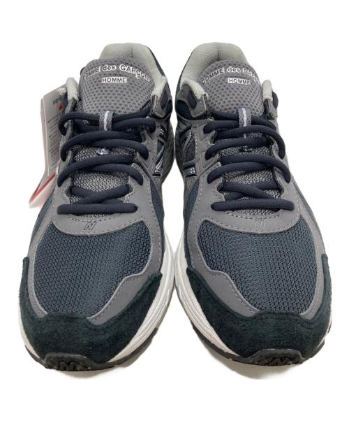 NEW BALANCE（ニューバランス）NEW BALANCE (ニューバランス) COMME des GARCONS HOMME (コムデギャルソン オム) ローカットスニーカー ML860JU2 ブラック×グレー サイズ:US8/UK7.5/EU41.5の古着・服飾アイテム