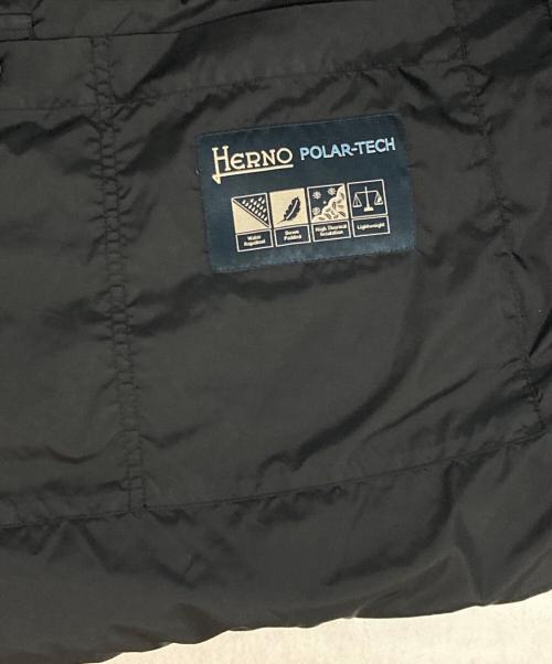 HERNO（ヘルノ）HERNO (ヘルノ) フーデットダウンジャケット ブラック サイズ:46の古着・服飾アイテム