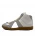 Martin Margiela 22 (マルタンマルジェラ 22) REPLICA HIGH TOP GERMAN TRAINER/レプリカ ハイトップ ジャーマン トレーナー ホワイト×グレー サイズ:41 未使用品：30000円