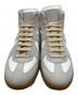 中古・古着 Martin Margiela 22 (マルタンマルジェラ 22) REPLICA HIGH TOP GERMAN TRAINER/レプリカ ハイトップ ジャーマン トレーナー ホワイト×グレー サイズ:41 未使用品：30000円