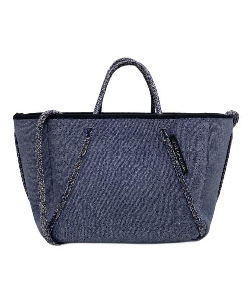 STATE OF ESCAPE（ステイトオブエスケープ）STATE OF ESCAPE (ステイトオブエスケープ) PETITE GUISE 2WAYショルダー トートバッグ　ネイビー ネイビーの古着・服飾アイテム