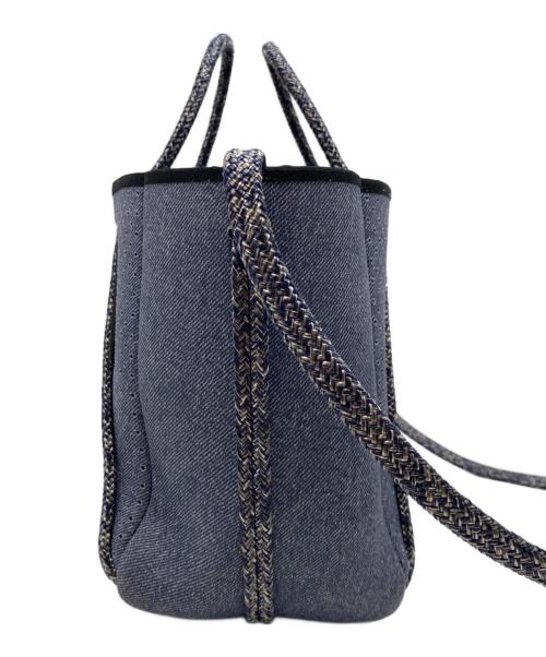 STATE OF ESCAPE（ステイトオブエスケープ）STATE OF ESCAPE (ステイトオブエスケープ) PETITE GUISE 2WAYショルダー トートバッグ　ネイビー ネイビーの古着・服飾アイテム