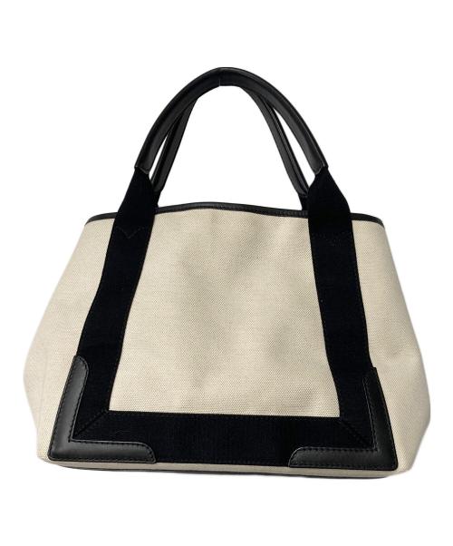 BALENCIAGA（バレンシアガ）BALENCIAGA (バレンシアガ) カバス キャンバストート アイボリー×ブラックの古着・服飾アイテム