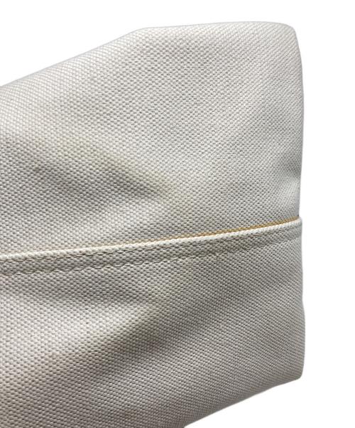 BALENCIAGA（バレンシアガ）BALENCIAGA (バレンシアガ) カバス キャンバストート アイボリー×ブラックの古着・服飾アイテム