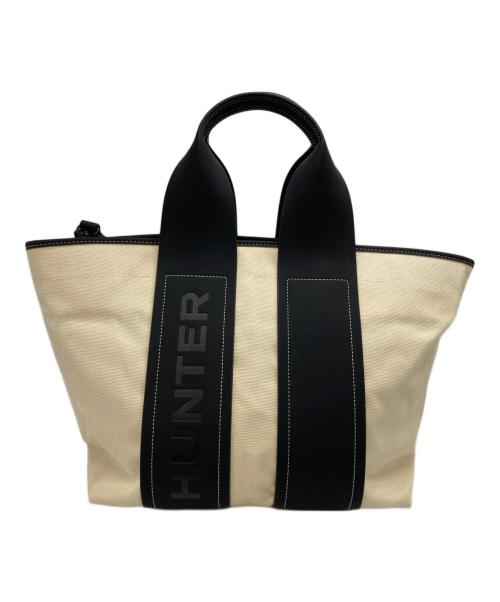 HUNTER（ハンター）HUNTER (ハンター) リファインド スティッチ キャンバス トートバック UBS3609CAA ブラック×アイボリーの古着・服飾アイテム