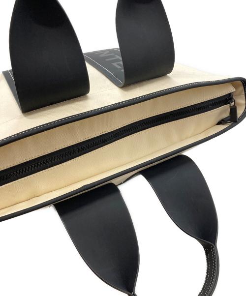 HUNTER（ハンター）HUNTER (ハンター) リファインド スティッチ キャンバス トートバック UBS3609CAA ブラック×アイボリーの古着・服飾アイテム