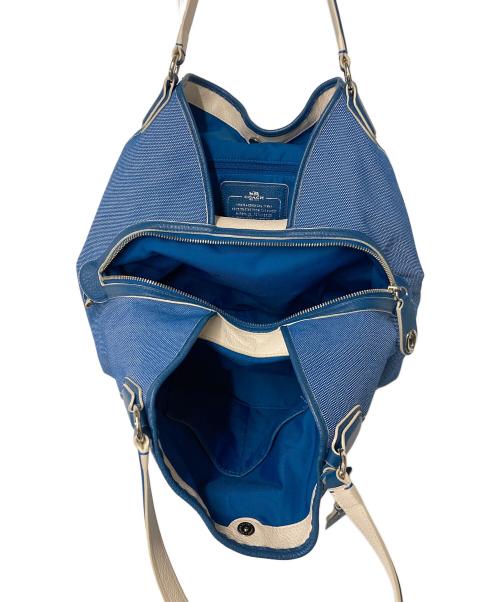 COACH（コーチ）COACH (コーチ) HORSE AND CARRIAGE EDIE SHOULDER BAG インディゴの古着・服飾アイテム