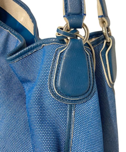 COACH（コーチ）COACH (コーチ) HORSE AND CARRIAGE EDIE SHOULDER BAG インディゴの古着・服飾アイテム